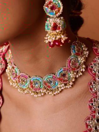 Phulkari Sleek Necklace