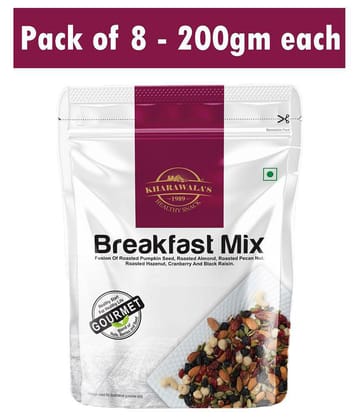 KHARAWALA''s Breakfast Mix Healthy Start for Healthy Life Pack of 8 (200gms each)
