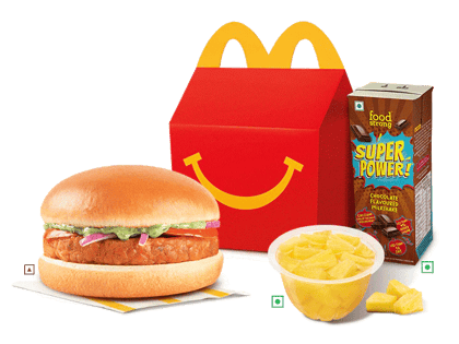 HappyMeal Chicken McGrill® __ Complimentary Ketchup,Complimentary Ketchup,Chocolate Milk shake