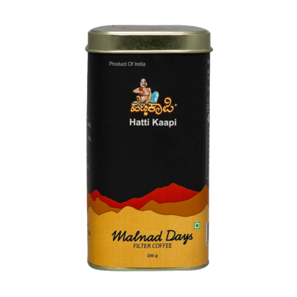 Hatti Kaapi Malnad Days - Authentic South Indian Filter Coffee Powder, 200g