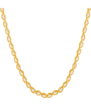 FASHION FRILL - Gold Plated Chain ( Pack of 1 ) - Gold