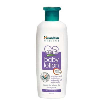 Himalaya Baby Lotion - With Almond Oil & Olive Oil, Paraben Free, 100 Ml Bottle