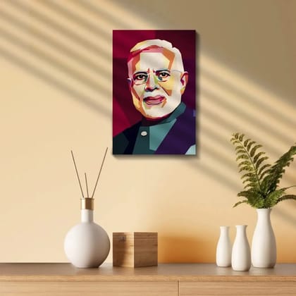 Narendra Modi Wood Print-5x7 Inch