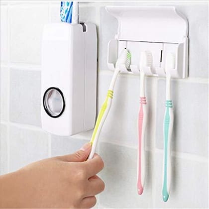 0174 Toothpaste Dispenser & Tooth Brush Holder-174
