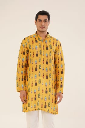 Tanir- Printed short kurta-XS/34
