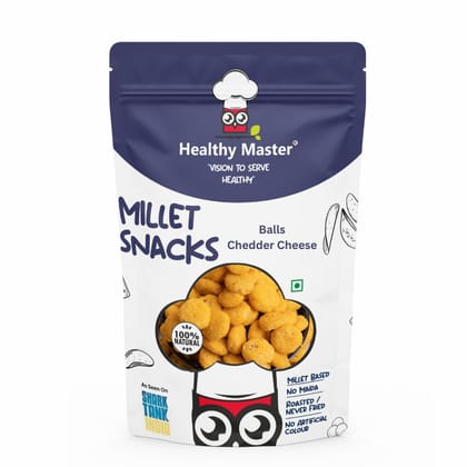 Healthy Master Cheddar Cheese Millet Balls, 150 gm