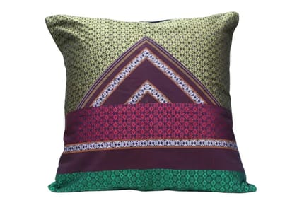 Tisser Khun Fabric Cushion Cover Size- 16x16