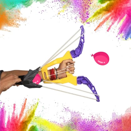 Tota Gulal Launcher for Holi Celebration Toy with 1 free Gulal Bomb/Ball