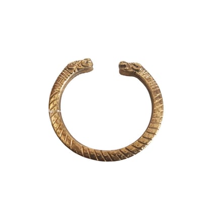Gold Plated Brass Bangle Cuff Kada for Men (3587)
