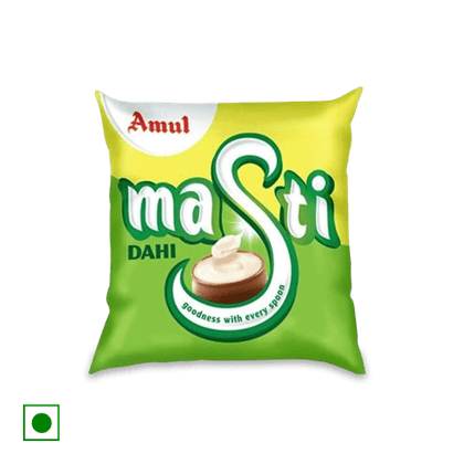 Amul Masti Dahi Plain\, 400 gm Pouch