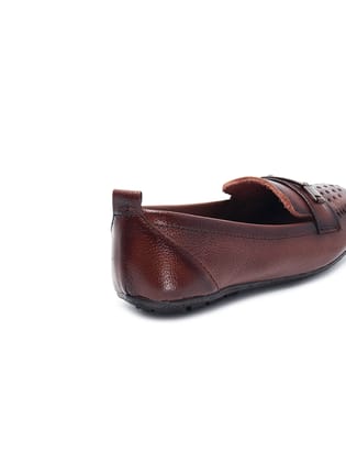 Delco Flat Belly Shoes-42 / Rust
