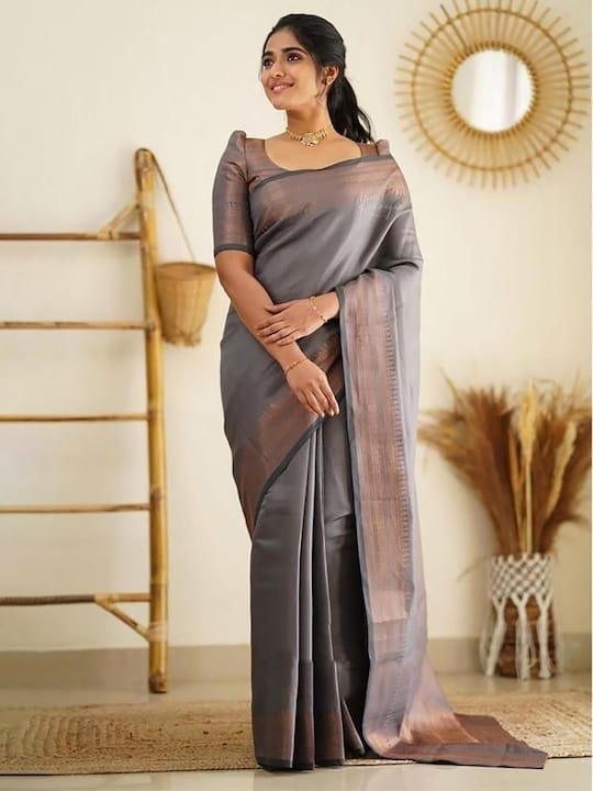 Zari Silk Blend Saree