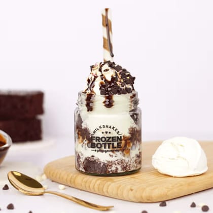 Chocolate Vanilla Fudge Ice Cream Dessert Jar