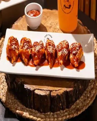 Spicy Chicken Korean Hot N Spicy Momo [ 6 Pcs]