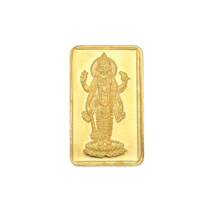 Sri Jagdamba Pearls 2 Grams 24Kt (999) Lord Vishnu Gold Coin  by SRI JAGDAMBA PEARLS