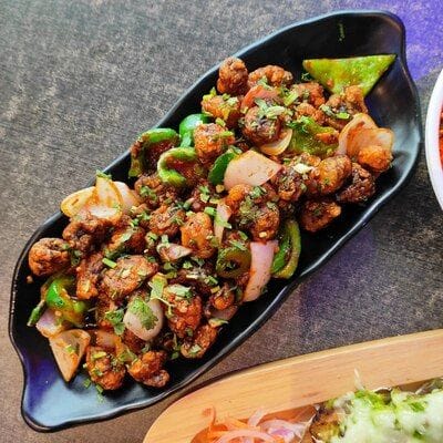 Chilli Mushroom Dry