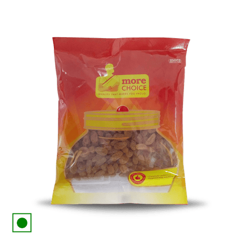 More Choice Dry Fruits - Raisins (Kishmish) Indian Green, 200 gm Pouch