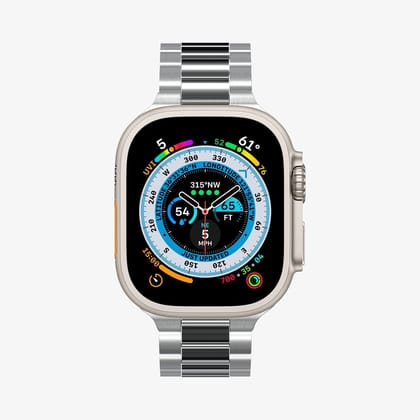 Apple Watch Series - Modern Fit 316L Band-Apple Watch (45mm) / Silver