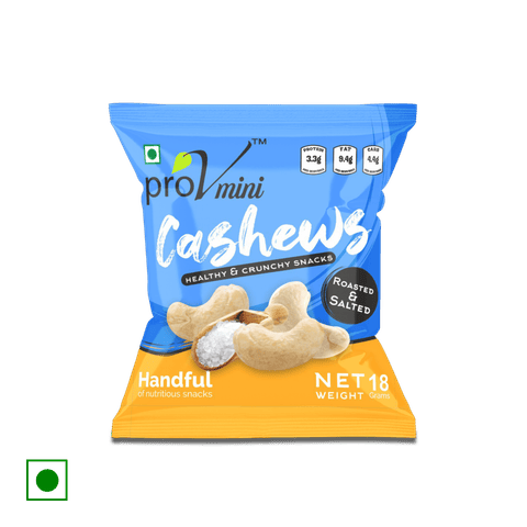 ProV Mini Cashew Roasted & Salted, 18 gm Pouch