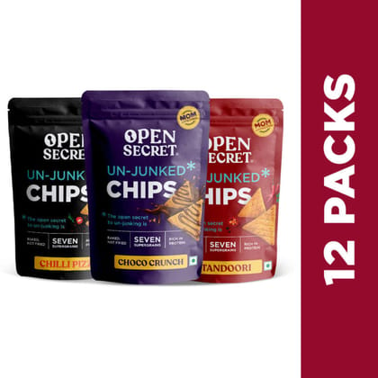Assorted Supergrain Chips (Pack of 12)