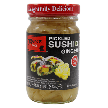 Japanese Choice Pickled Sushi Ginger, 110 G
