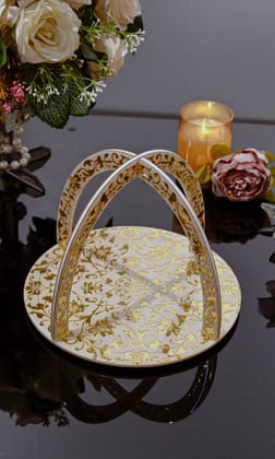 Ferns & Petals: Criss-Cross Serving Platter