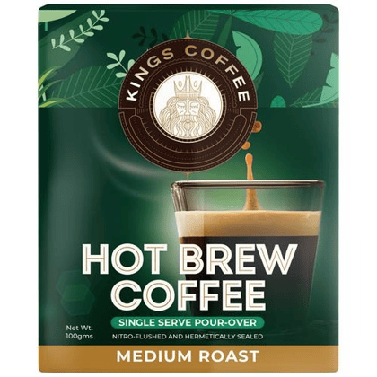 Kings Coffee Medium Roast Rich In Aroma & Flavour, 100 gm