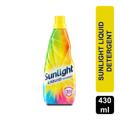 Sunlight Liquid Detergent, 430 ml Bottle