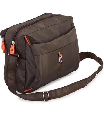 SVB BAG Brown Solid Messenger Bag - Brown