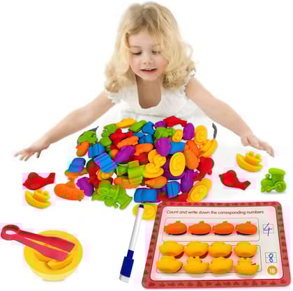 Montessori Sorting Preschool Color Learning Toys for Kids