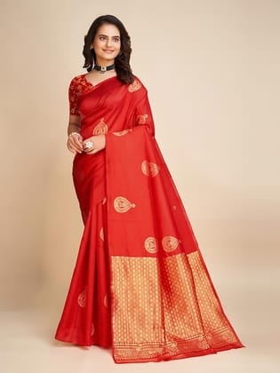 Woven Design Zari Banarasi Saree