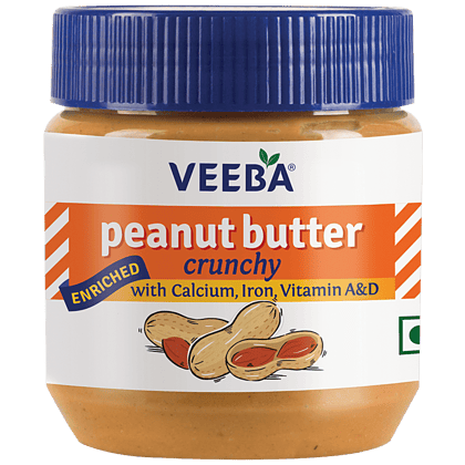 Veeba Crunchy Peanut Butter, 340 G