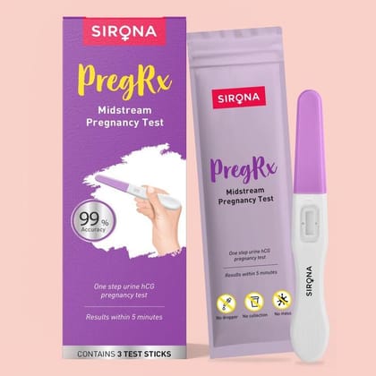PregRx Midstream Pregnancy Test Kit