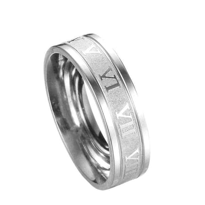 FASHION FRILL - Silver Rings ( Pack of 1 ) - None