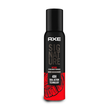 Axe Signature Intense 48H Dual Action Body Deodorant Spray - Long Lasting, No Gas, For Men, 200 ml Can Axe Signature Intense 48H Dual Action Body Deodorant Spray - Long Lasting, No Gas, For Men, 200 ml Can