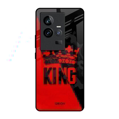 I Am A King Glass Case for iQOO 11