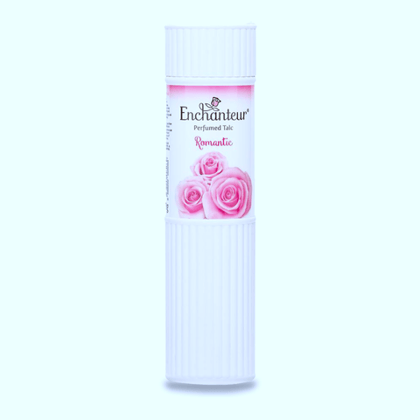 Enchanteur Romantic Perfumed Talc - For Women, 250 gm Bottle