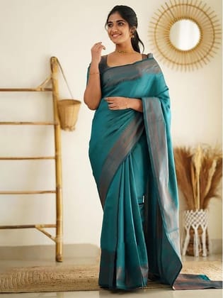 Zari Silk Blend Saree