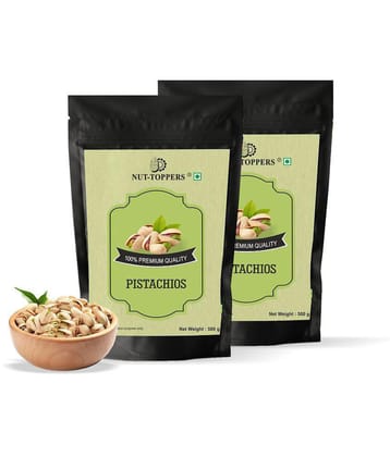 Nut Toppers Roasted & Salted Pistachio, 1kg (500g x 2)
