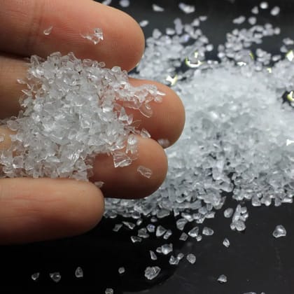 5kg 2-6mm Crushed Mirror Stones for Geode Art | Transparent Mirror Stones for Resin Art