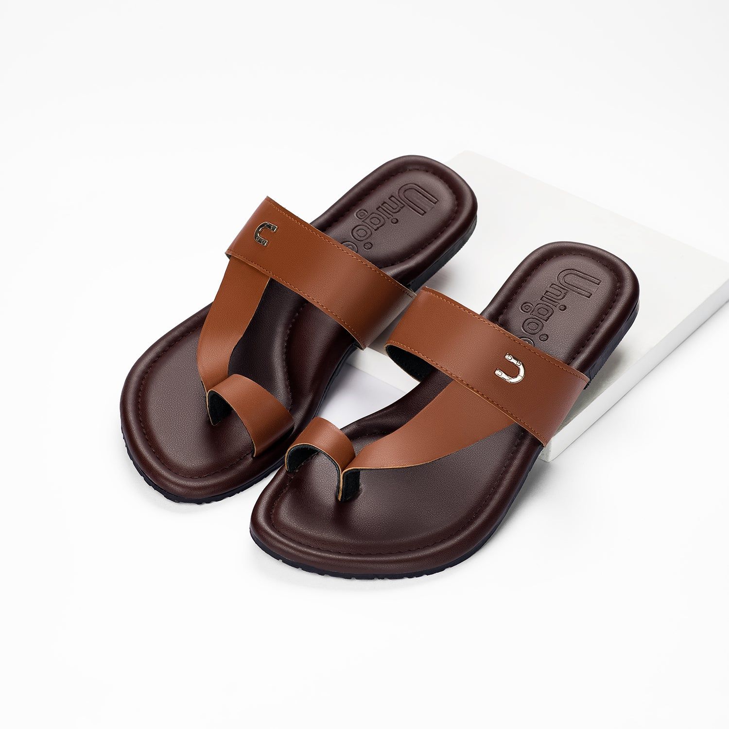 Padak Stylish Chappal for Men (Size: 6 to 12)-6 / Tan