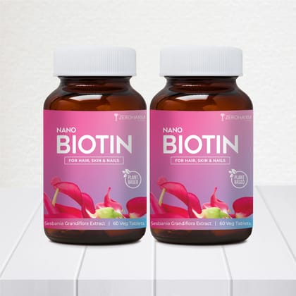Biotin 30 MCG Tablets For Hair, Skin & Nails 60 Tablets