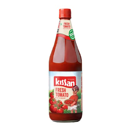 Kissan Fresh Tomato Ketchup Bottle, 1Kg