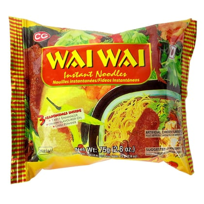 Wai Wai Chicken Noodles, 75 G(Savers Retail)