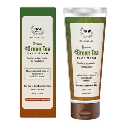 Green Tea Face Wash (Grealmo) - Paraben/Sulphate-Free 100ml