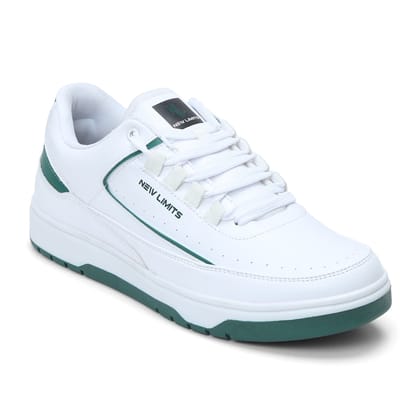 FLASH Slip-Resistance Sneakers | Soft cushion Insole | Premium | Trendy | Sneakers For Men (White, Blue)-8 / GREEN
