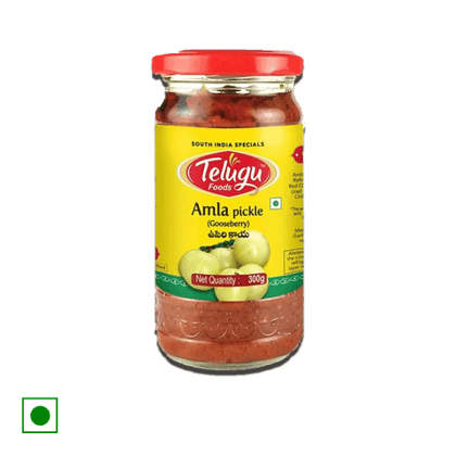 Telugu Foods Amla Pickle, 300 gm Jar