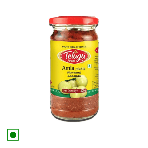Telugu Foods Amla Pickle, 300 gm Jar