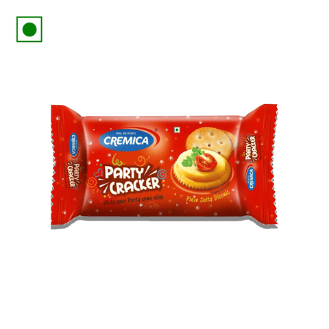 Cremica Party Cracker - Plain Salty Biscuit, 400 gm Pack