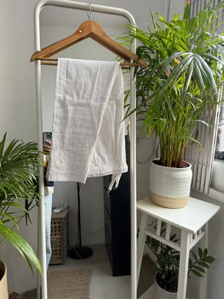 Chikankari Pants  - White